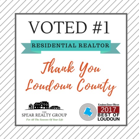 2017 Best of Loudoun | The Spear Realty Group Voted #1 as Best Residential Realtor